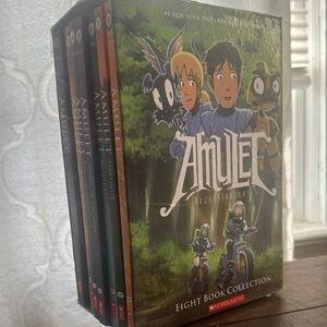 Amulet Eight Book Collection by Kazu Kibuishi Scholastic Graphic Novels English